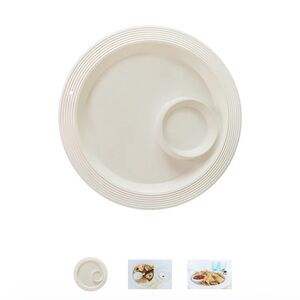 Nora Fleming Pinstripes Melamine Chip & Dip Tray